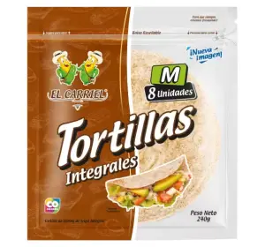 Tortilla de Harina de Trigo Integral