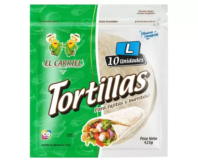 Tortilla de Harina de Trigo L